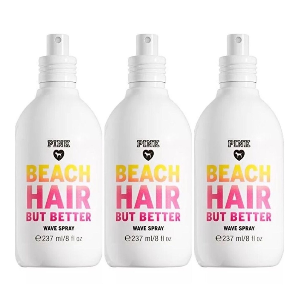 NEW Victoria’s Secret PINK Beach Hair But Better Wave Spray - Lot of (3)
